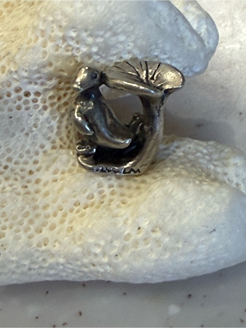 Authentic Trollbeads Sterling Silver “Ugly Duck” Bead Retired